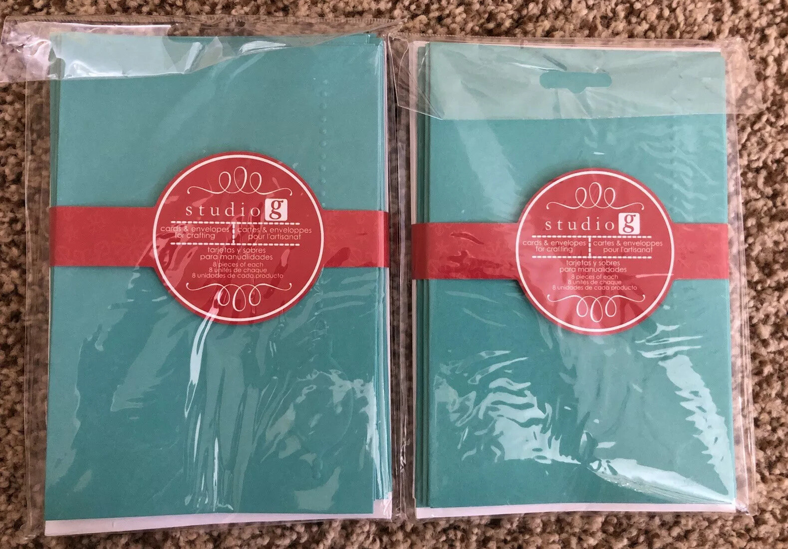 Studio g (8) Cards & Envelopes For Crafting Rectangle BLANK DIY NIP