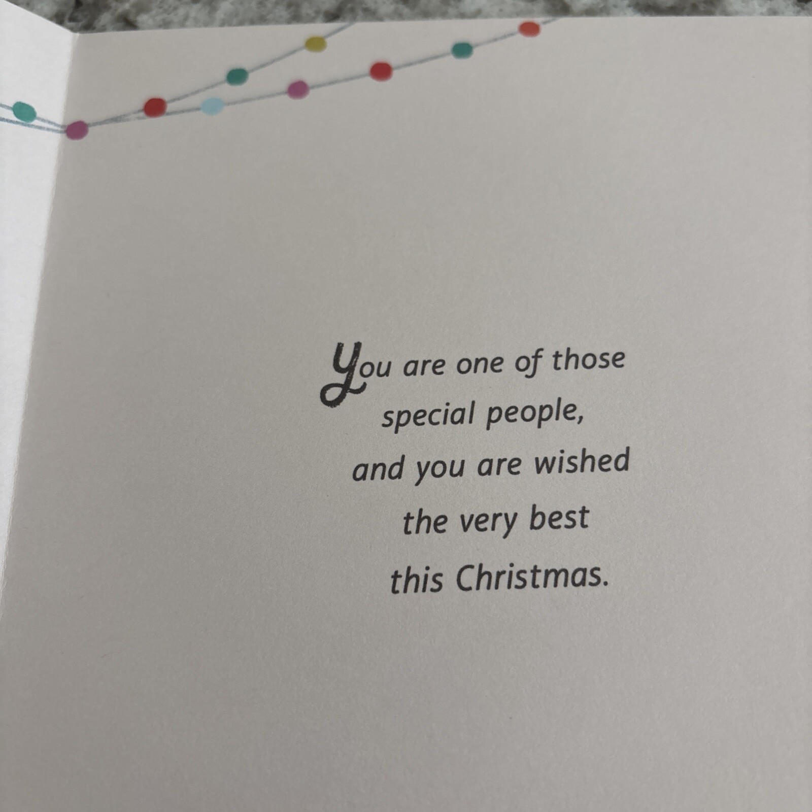 Christmas COUSIN Special People In The Family 5.5”x8” Hallmark Greeting Card