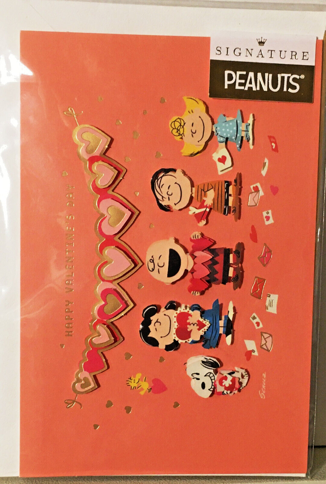 Hallmark Signature Valentine’s Day PEANUTS Charlie Brown Snoopy & Gang