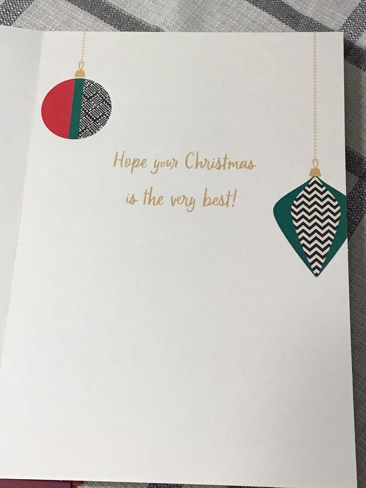 3 Hallmark Merry Christmas Cards Friends Family 8×5.25 Expressions Mahogany