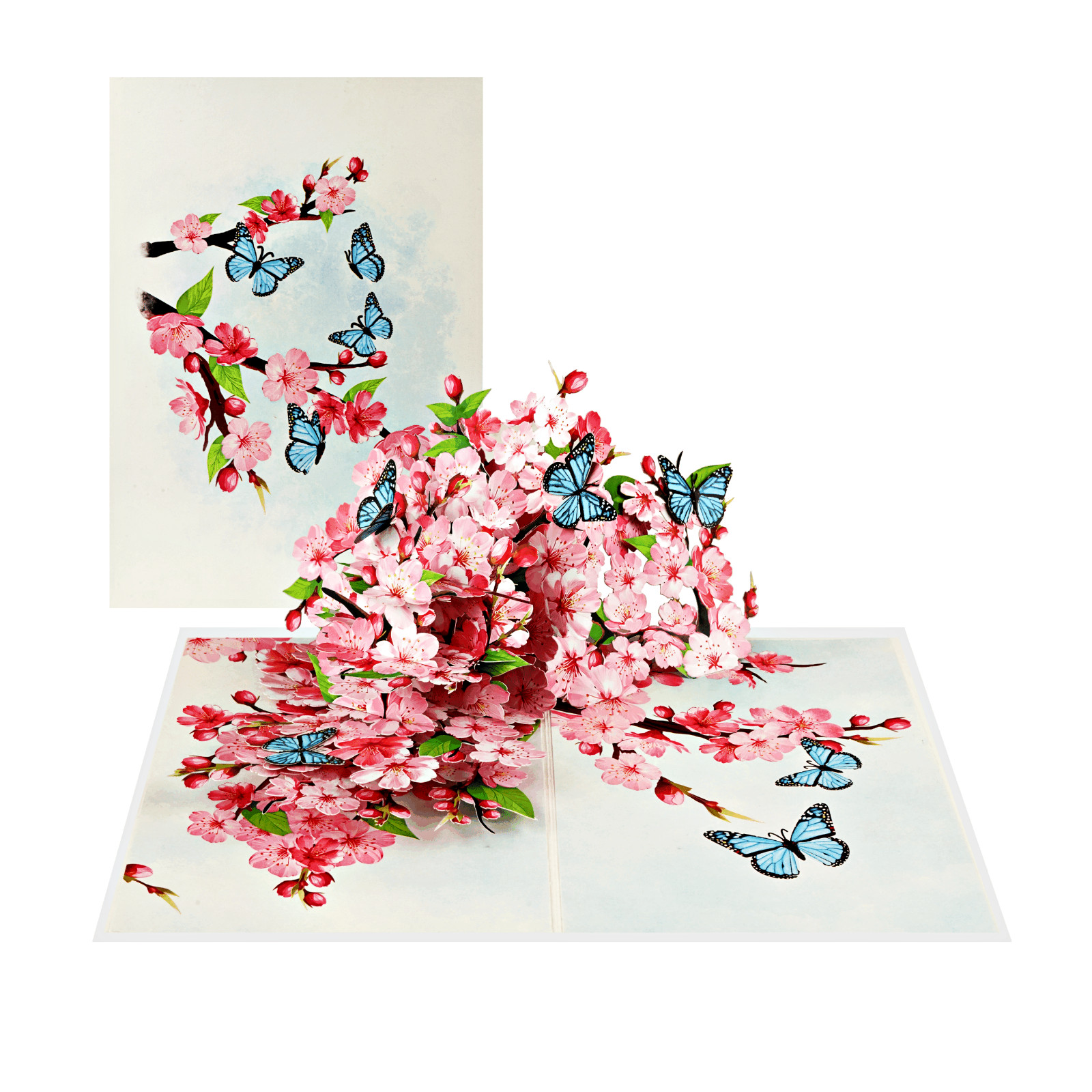 Pop up Flower Card, 3D Paper Flowers Bouquet – Birthday , Anniversary , thinking