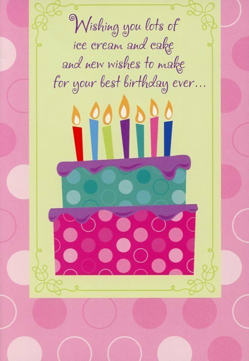 Wishing You – General Birthday Greeting Card – 01216-1