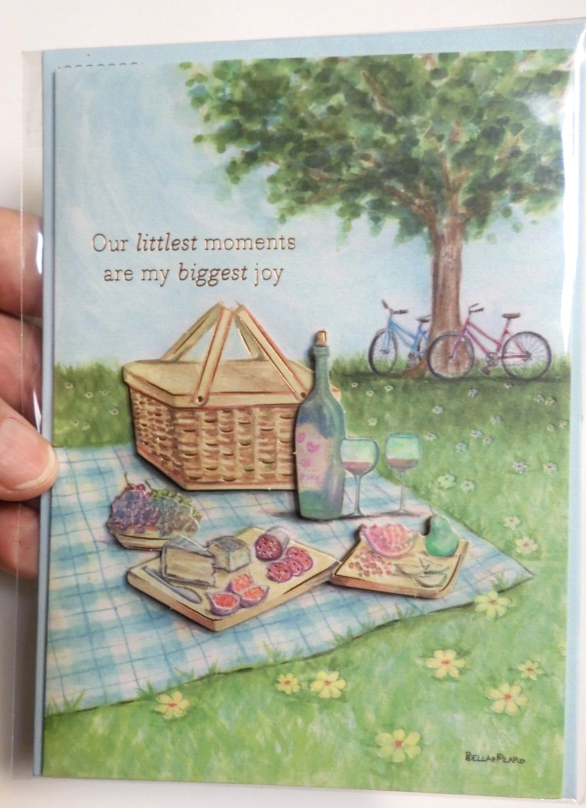 1 Papyrus Cards High Quality by Bella Pilar Our Littlest Moments My Biggest Joy