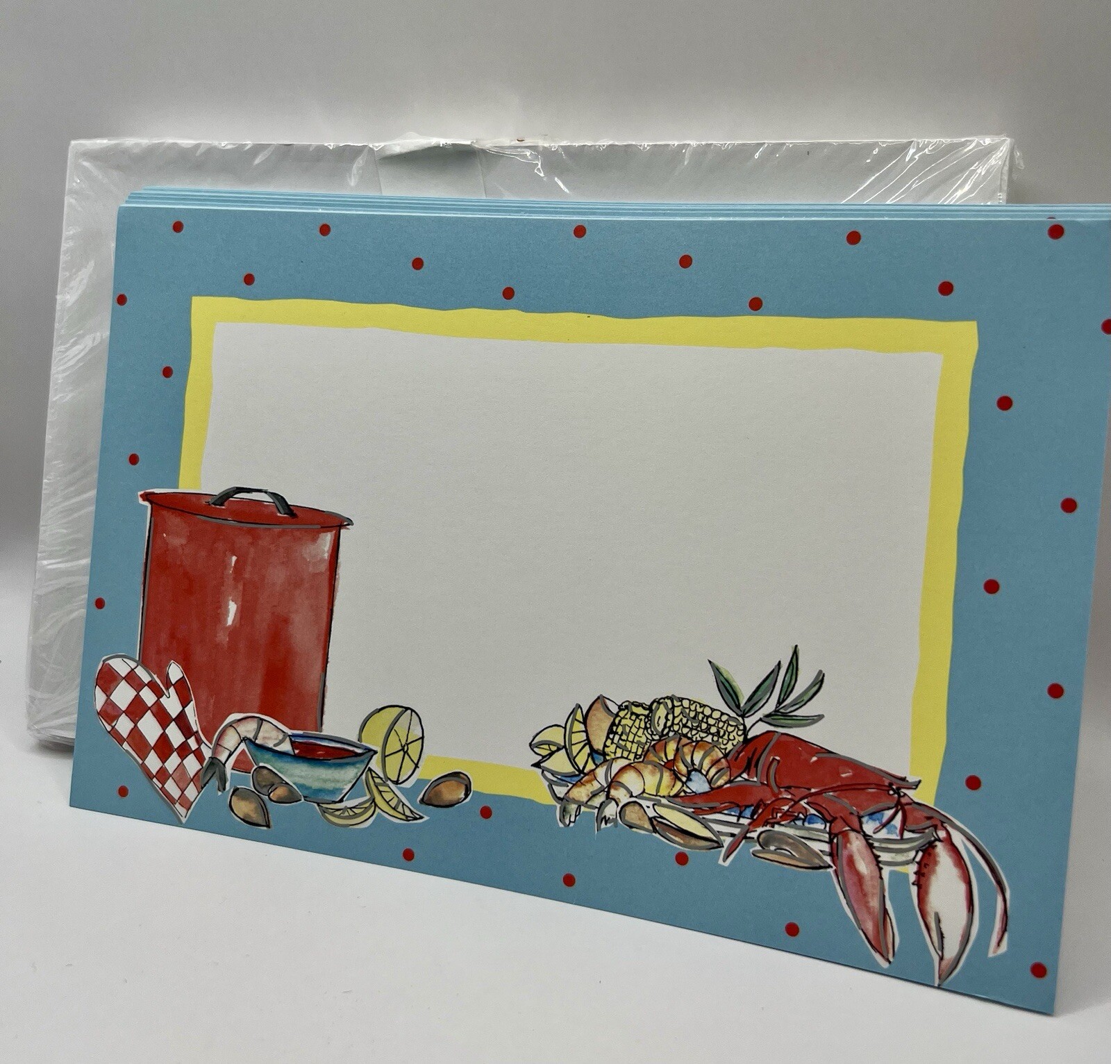 50 Blank Low Country Boil Invitations Print Your Own 5.5×8.5 With Envelopes
