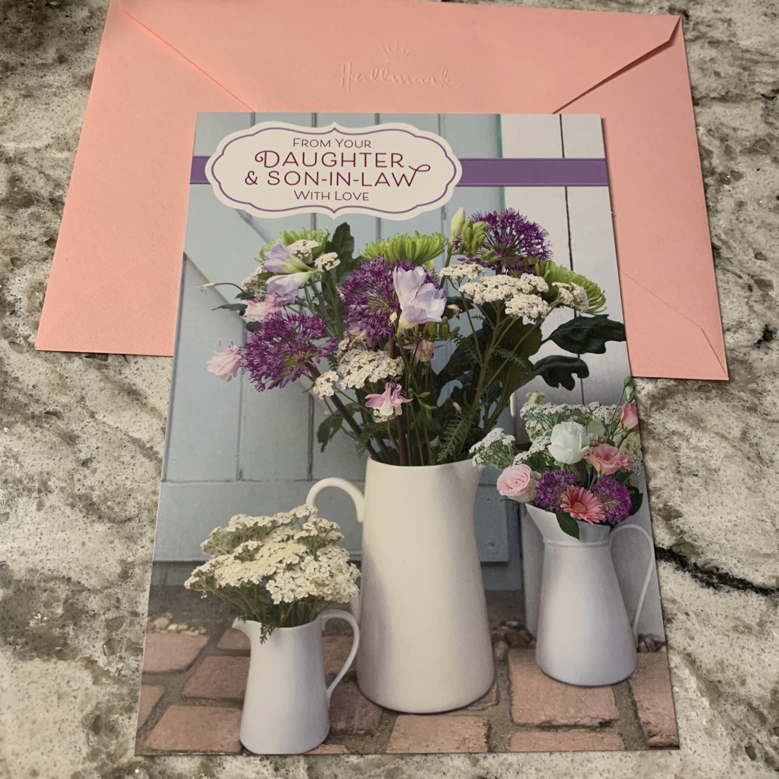 Happy Mother’s Day FROM Your Daughter & Son In Law 5”x7” Hallmark Greeting Card