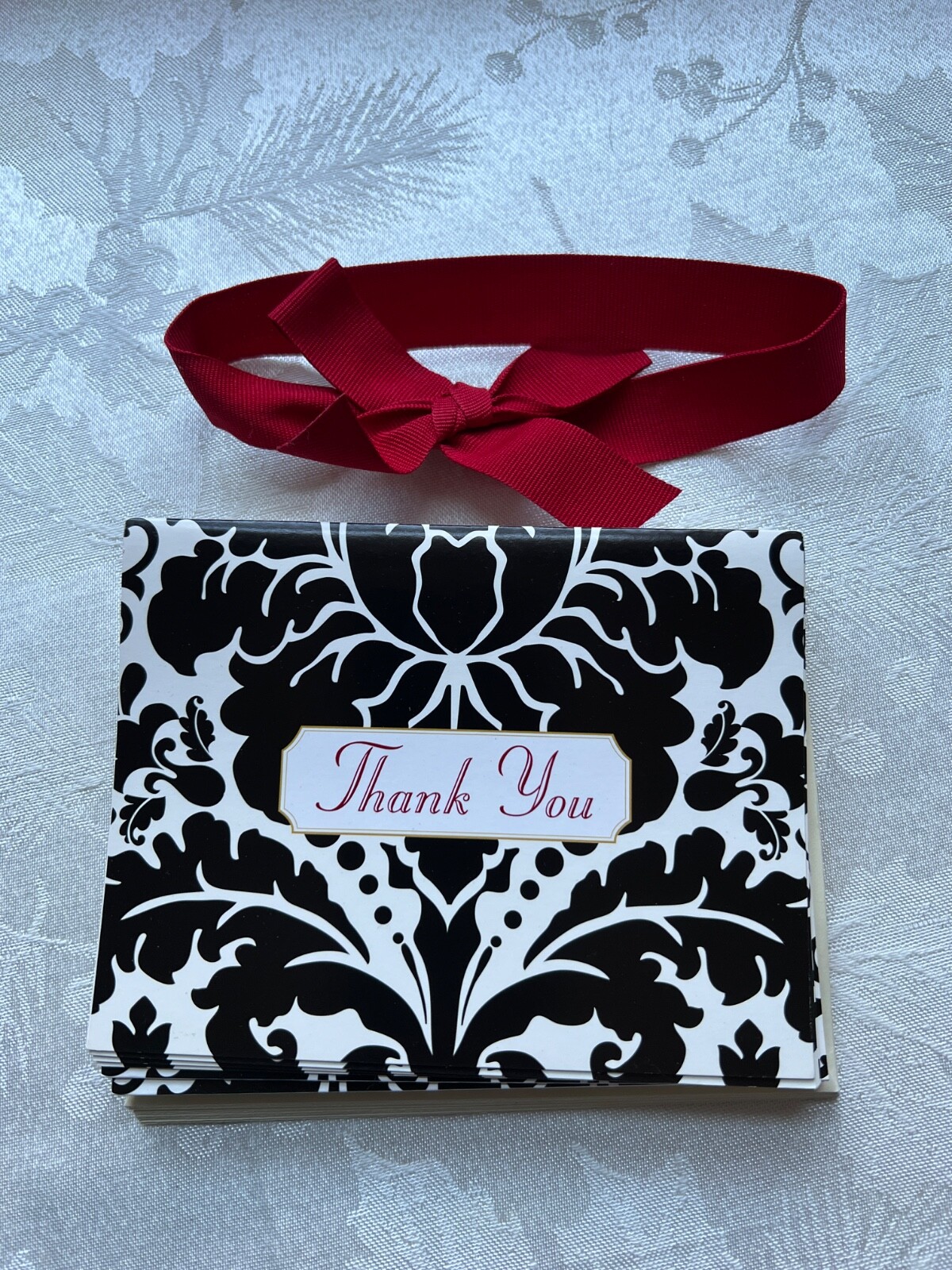 Unbranded Thank You Greeting Cards Lot of 12 Cards w/ 11 Envelopes -Blank Inside