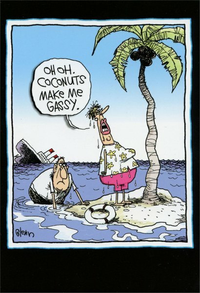 Coconuts Funny McCoy Bros Birthday Card – Greeting Card by Nobleworks