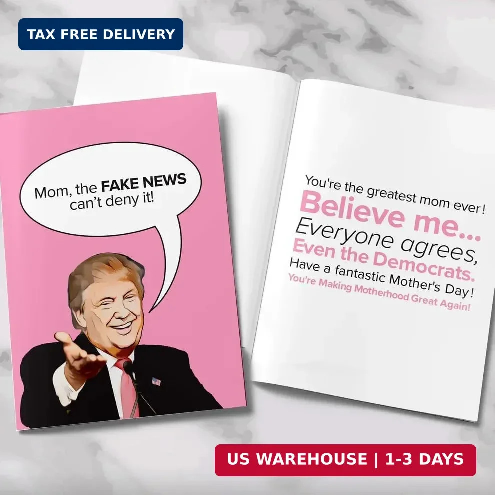 END THE WOKENESS Trump Mother’s Day Card – “Making Motherhood Great Again” Funny