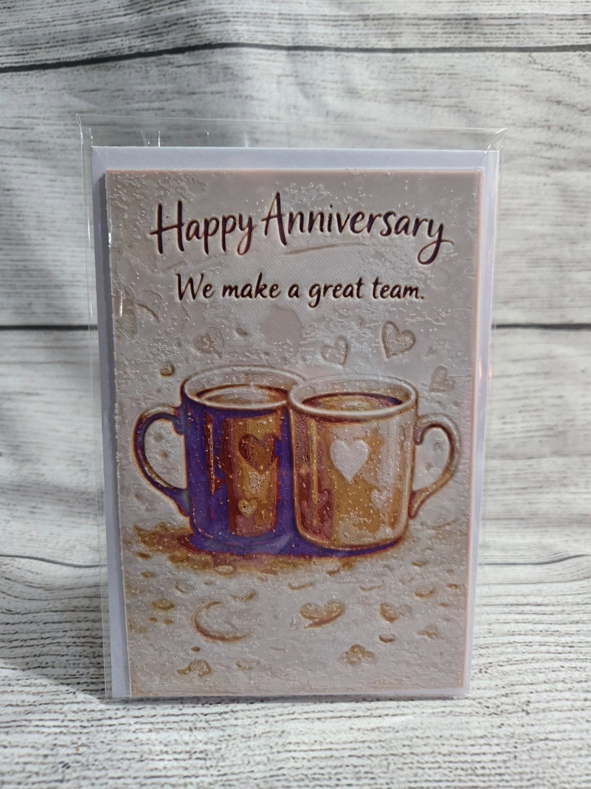 Happy Anniversary 3D Printed Card
