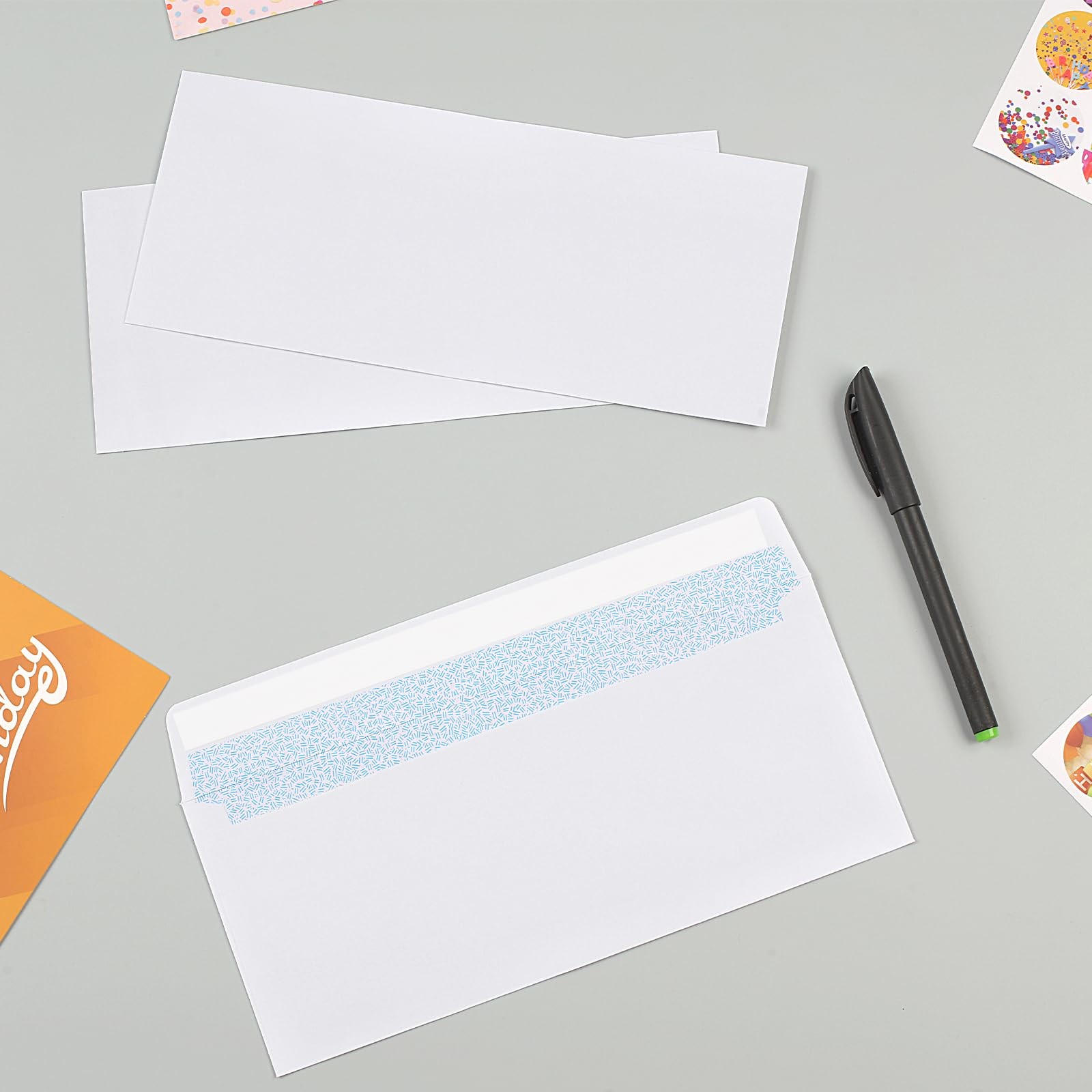 Joyberg 72 Packs #10 Envelopes, Business Envelopes, Envelopes Self Seal, Secu…