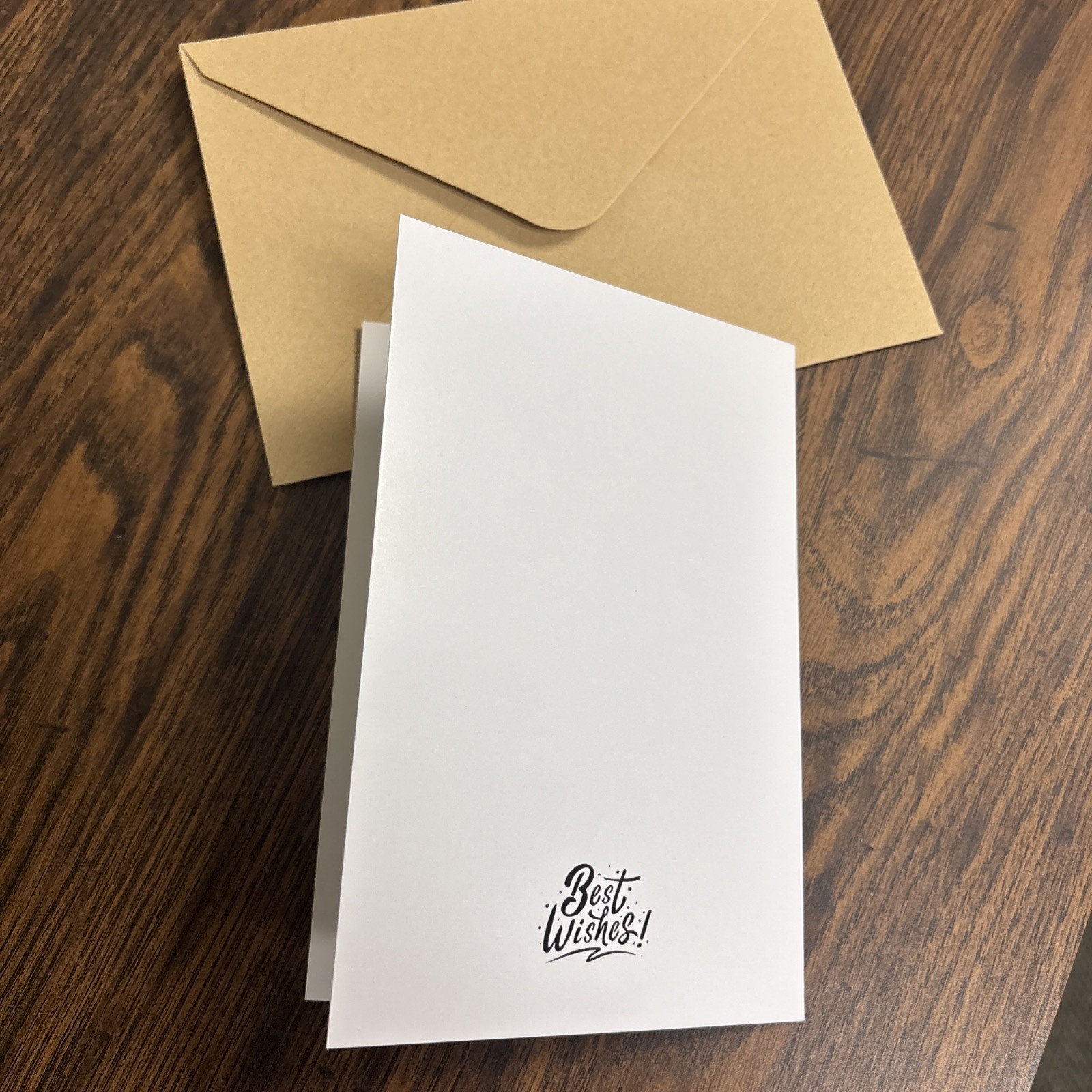 Birthday Best Brother Ever 4.4”x 6.4” Blank Inside Greeting Card