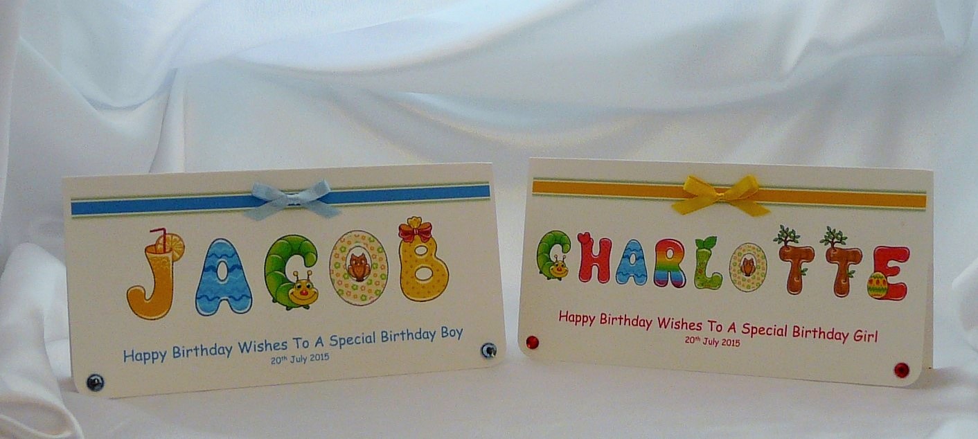 Children’s Birthday Money Wallet/Gift/Cheque/Voucher Handmade Personalised