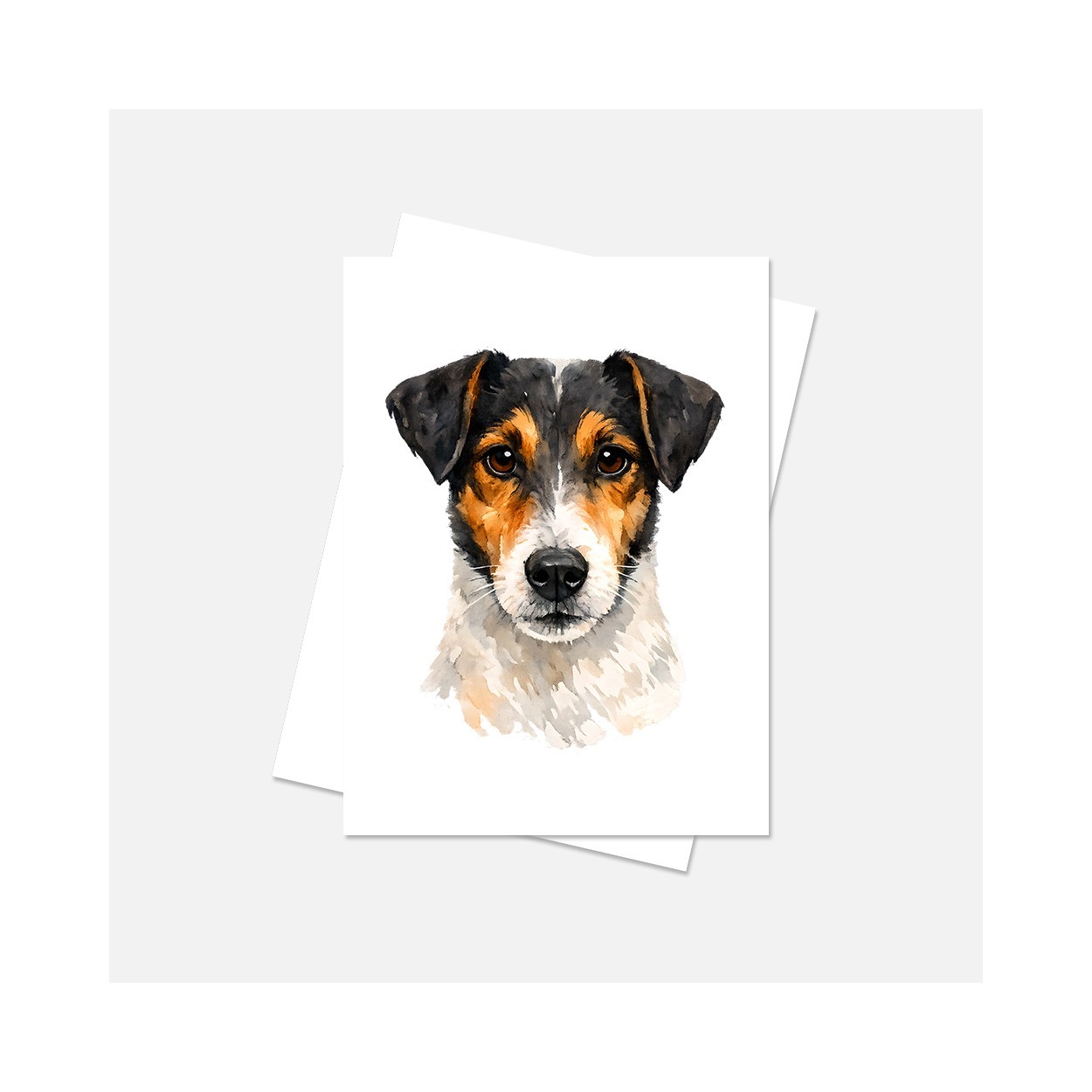 SMOOTH FOX TERRIER Notecard 4×6 Blank Blank Inside Pup Stationery Dog Lover Gift