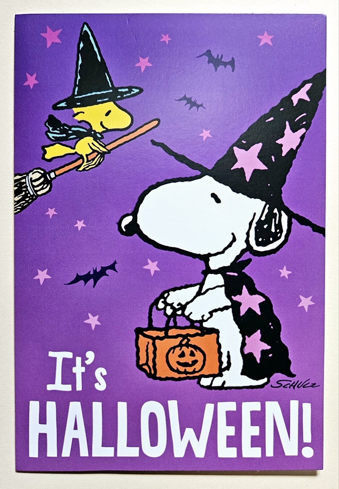 Happy Halloween / Peanuts “Snoopy” Greeting Card (incl. Envelope 4×6″)