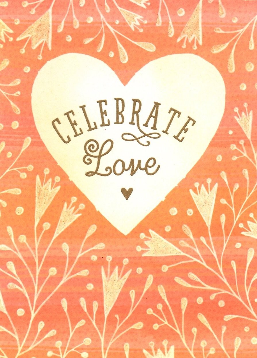 Congratulations On Your Wedding Celebrate Love Flowers Hallmark Greeting Card