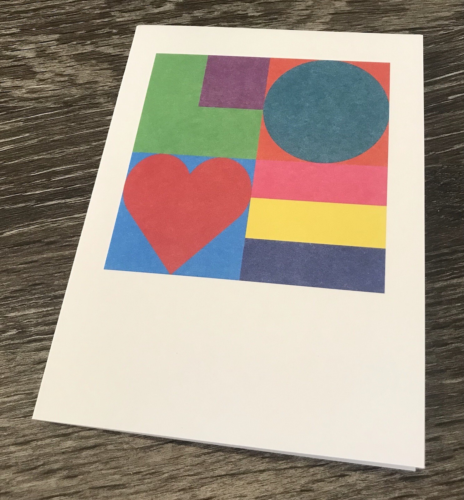 USPS 2002 Love (Scott #3657) Stamp Themed Notecard with Envelope