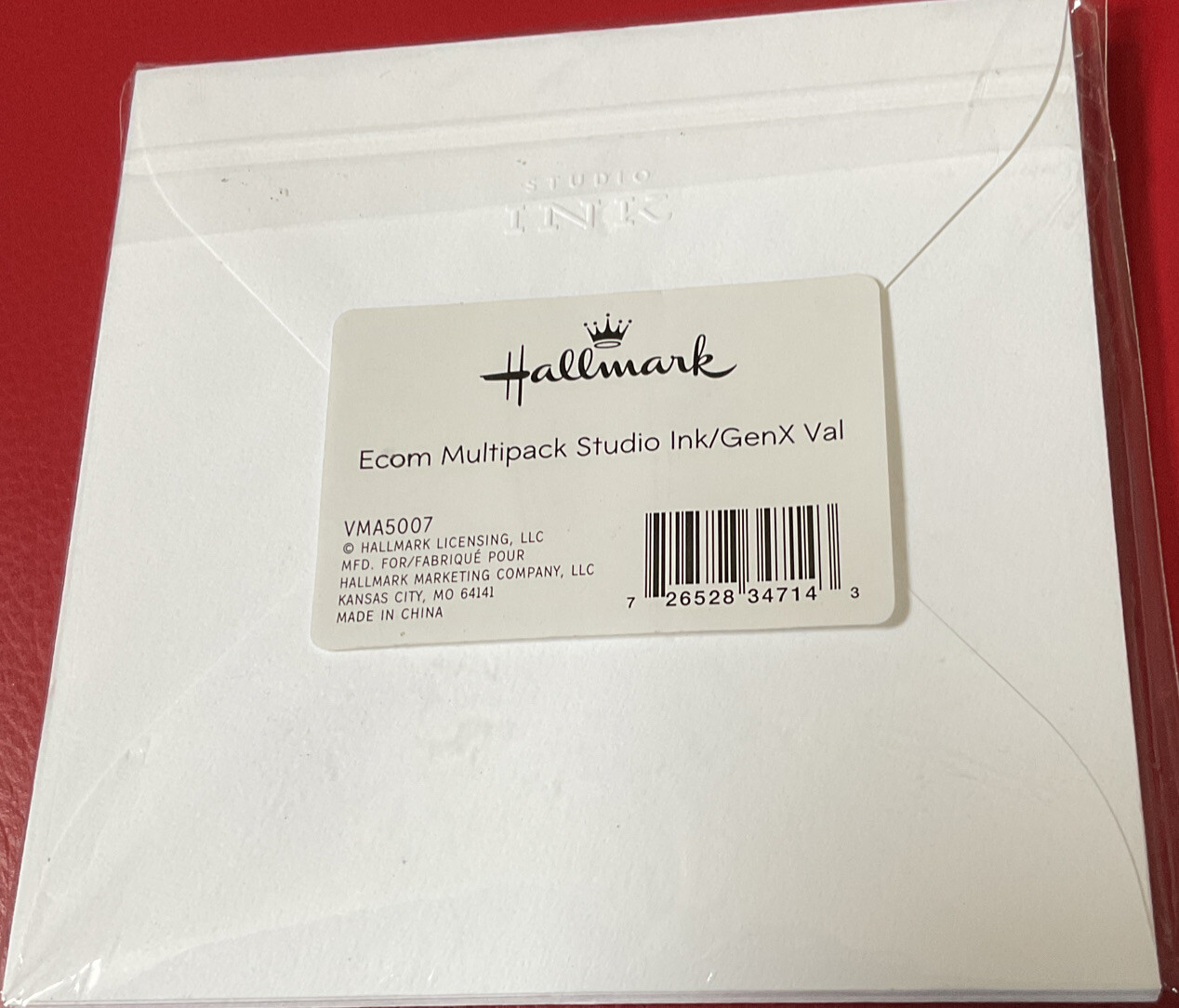 Hallmark Studio Ink Valentines Day Cards Assortment for Friends, Gen X 6 Cards