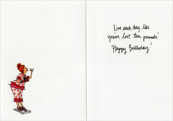 Secret to Enjoying Life – Funny Birthday Card – Greeting Card by Oatmeal Studios