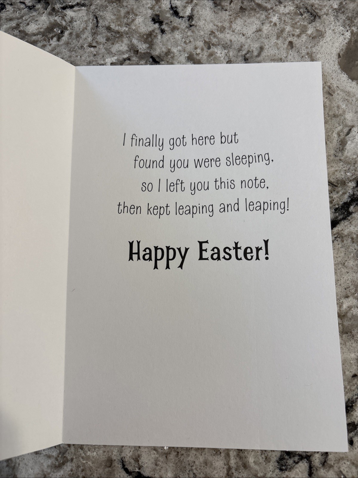 From The Easter Bunny 🐣 5”x7” Hallmark Greeting Card