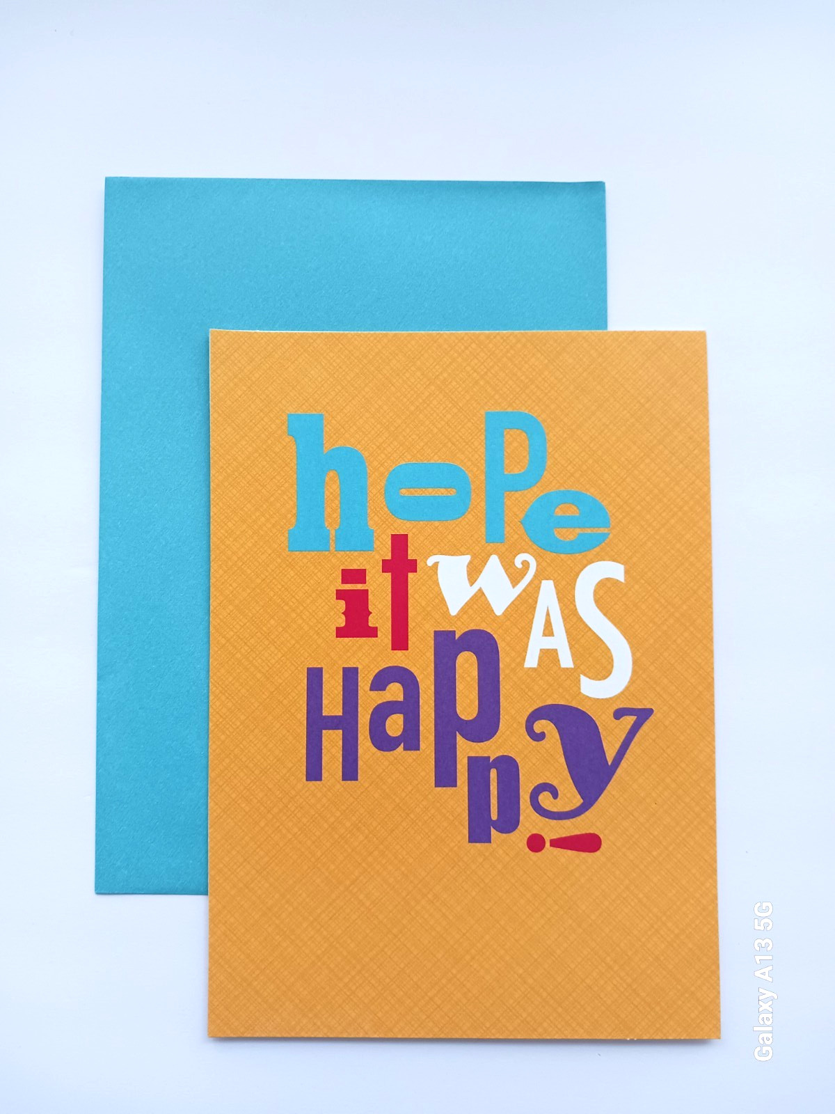 Happy Belated Birthday Card – Hope it was Happy! HAPPY BELATED B-DAY!