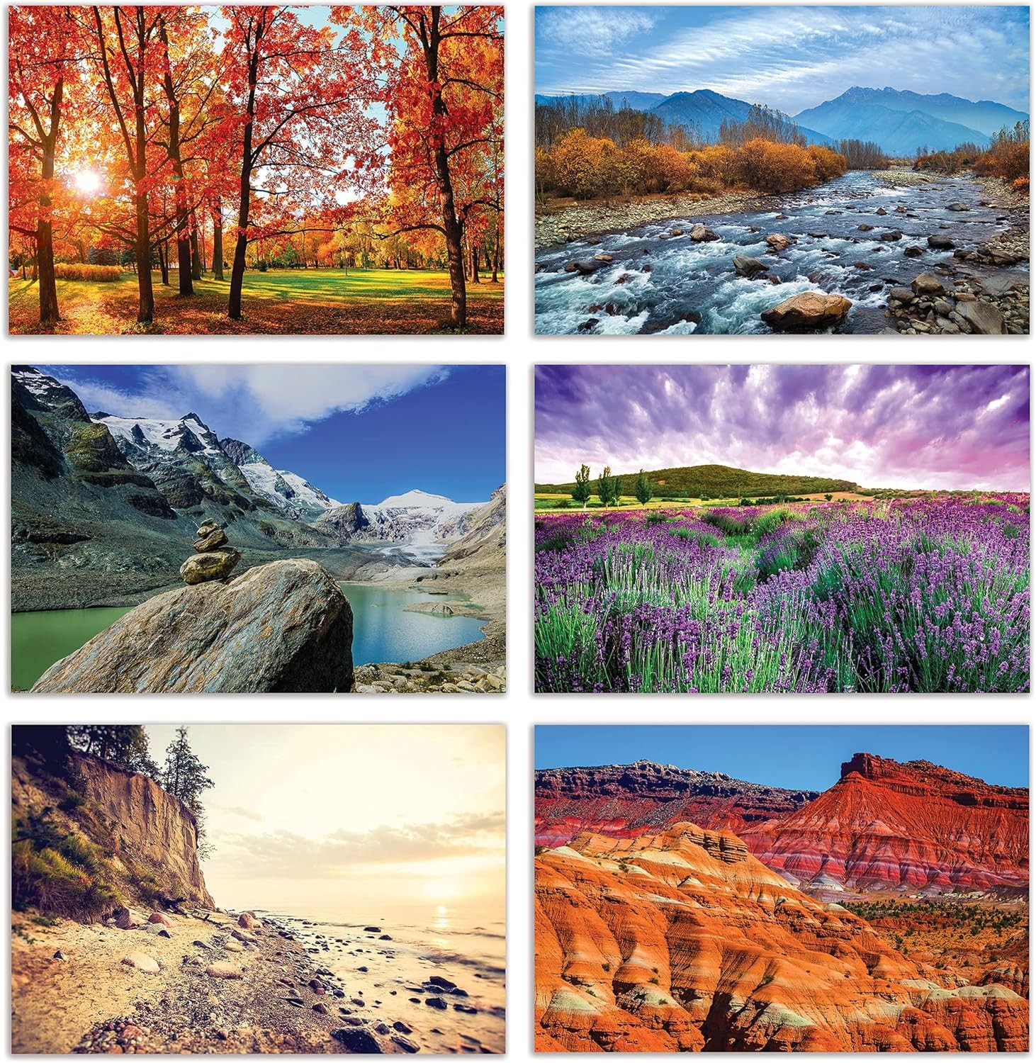 50-Pack All Occasion Greeting Cards Box Set, 4 x 6 inch, 50 Assorted Blank Note
