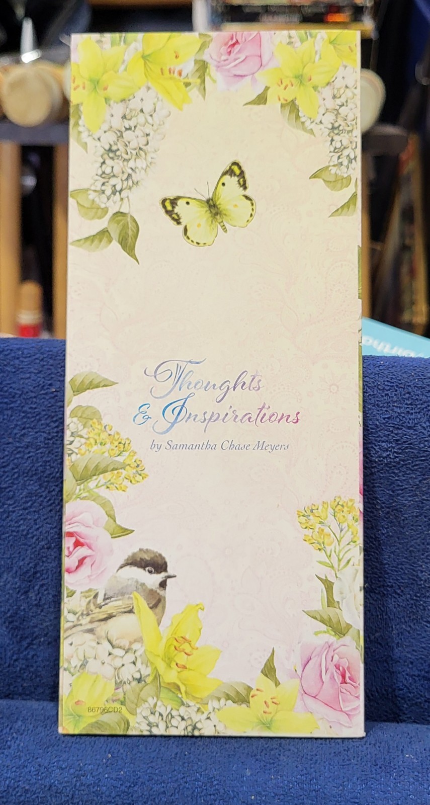 Samantha Chase Meyers “Birthday Wishes” Greeting Card Floral Butterfly Bird