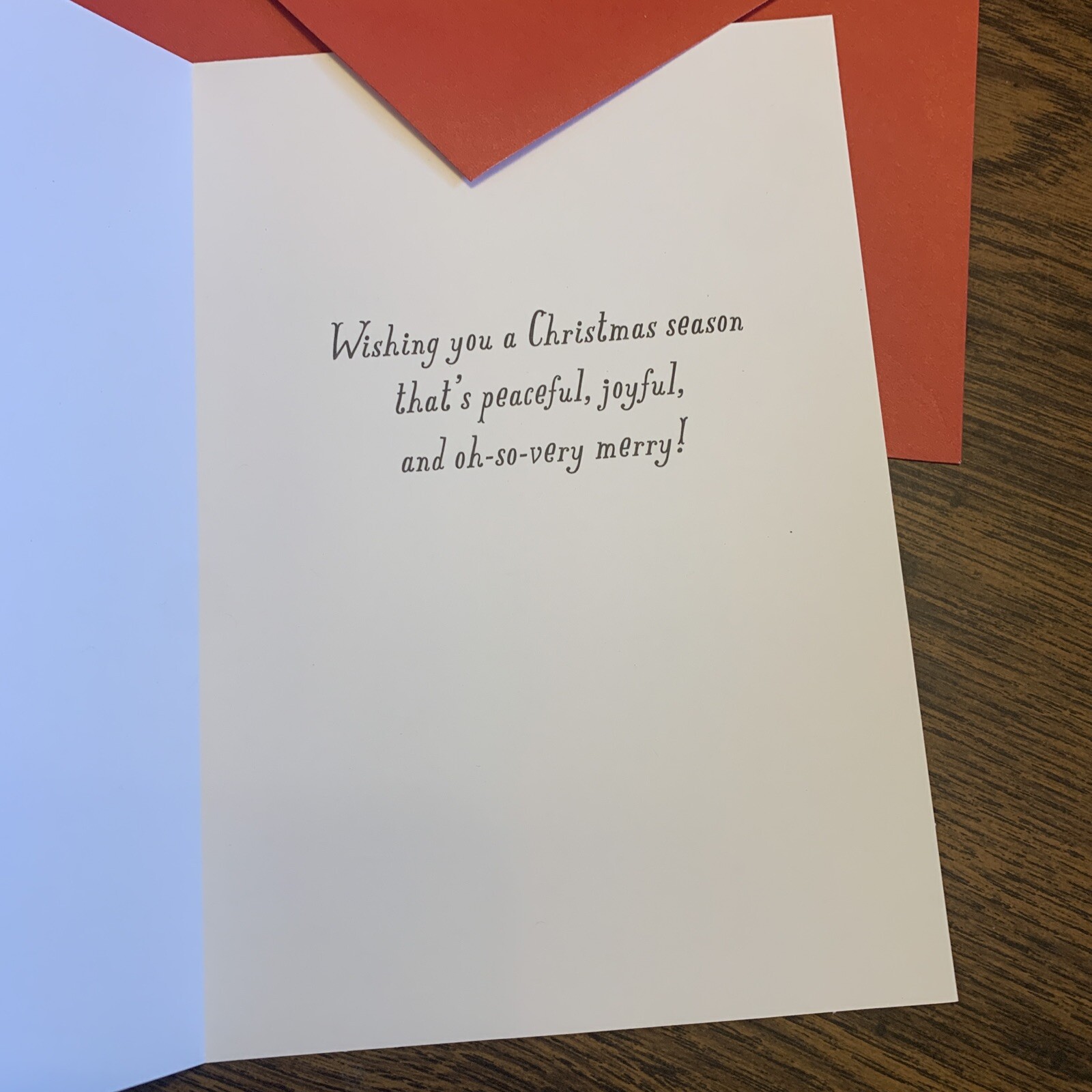 Merry Christmas Friend Family Holiday Fun Love 5”x7” Hallmark Greeting Card