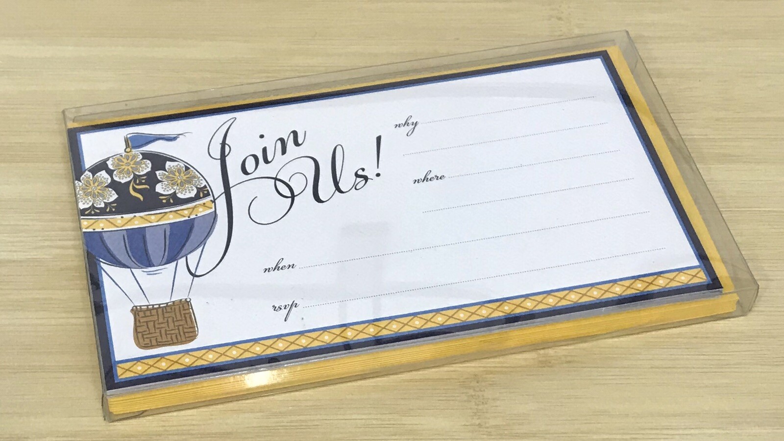Vera Bradley Invitations in Ellie Blue