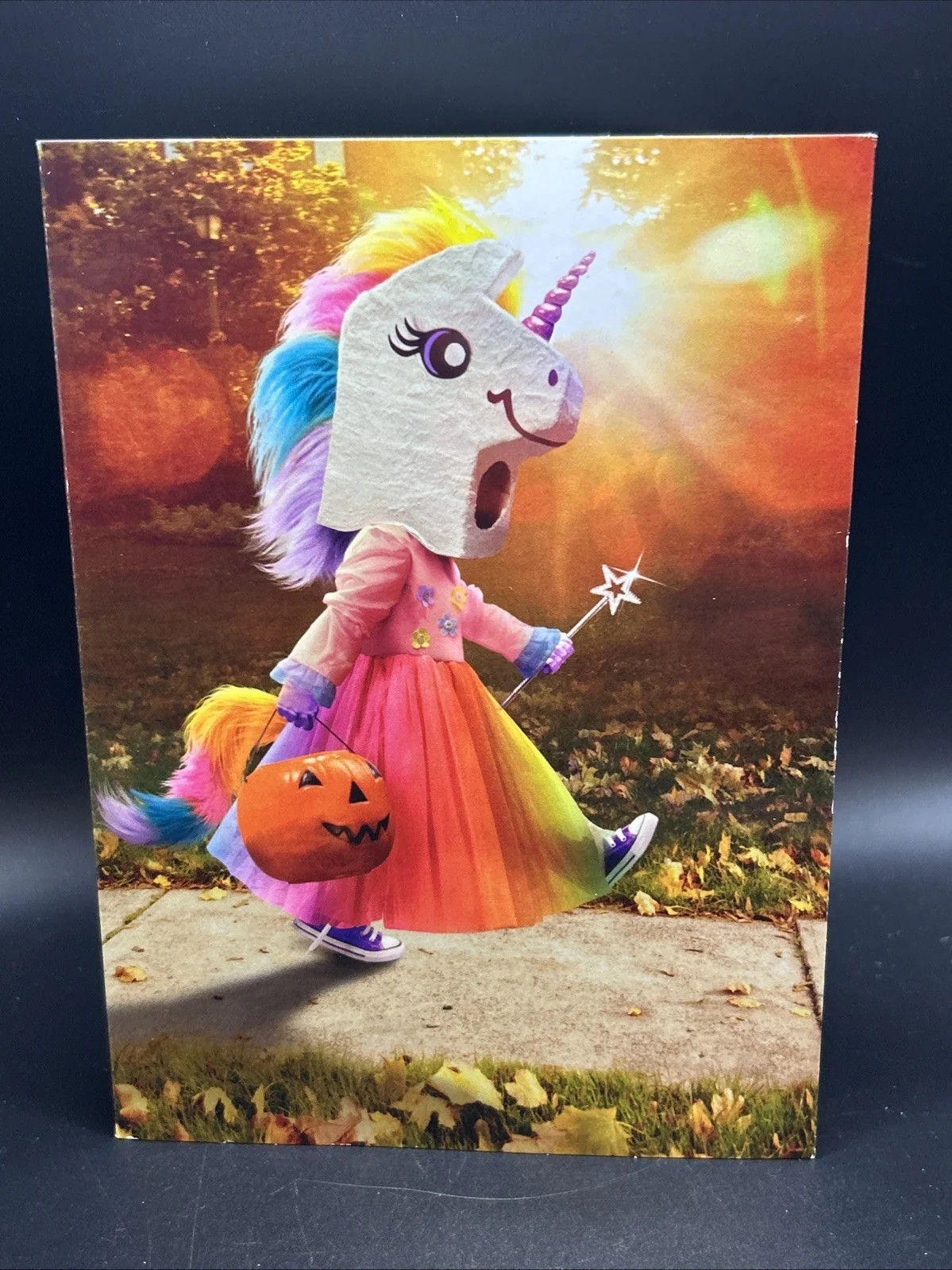 Happy Halloween (Unicorn) Greeting Card w/Envelope