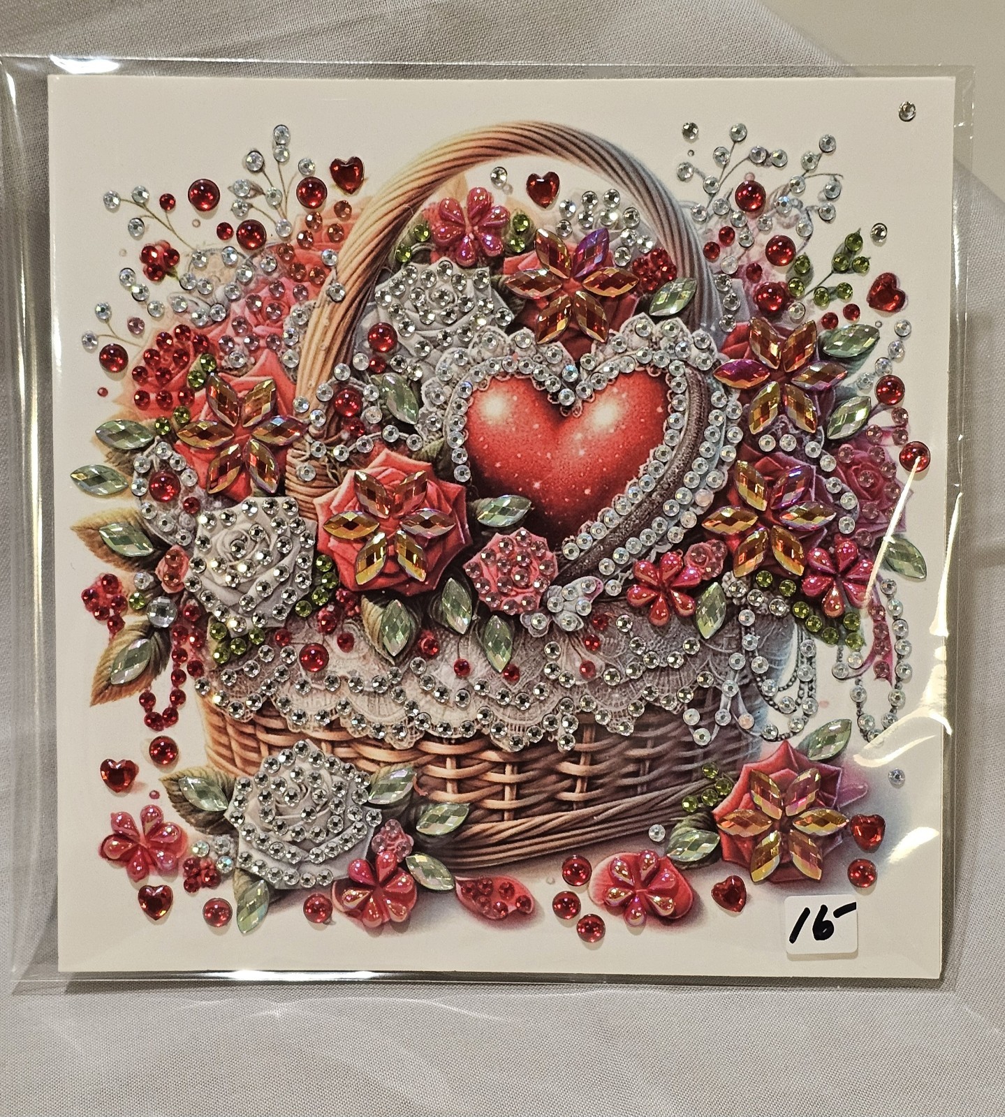 Diamond Art Best Wishes Greeting Card (BWCrd002)
