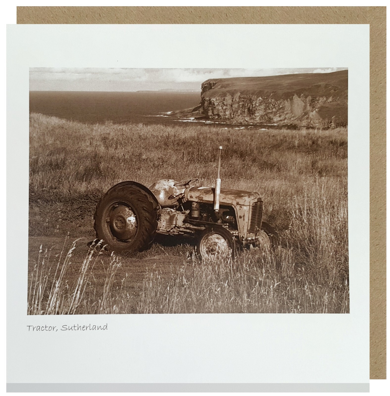 LYRICAL Scotland 6 Set Of 15cm x 15cm Tractor Scenes of Scotland Birthday