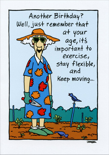 Just Remember That At Your Age Funny Birthday Card by Oatmeal Studios