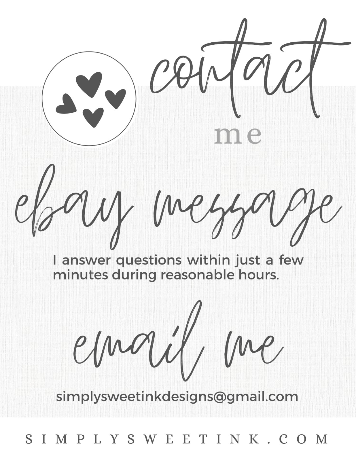 Personalized Script Cursive Text Only Flat Note Cards with Name (SETS OF 20)