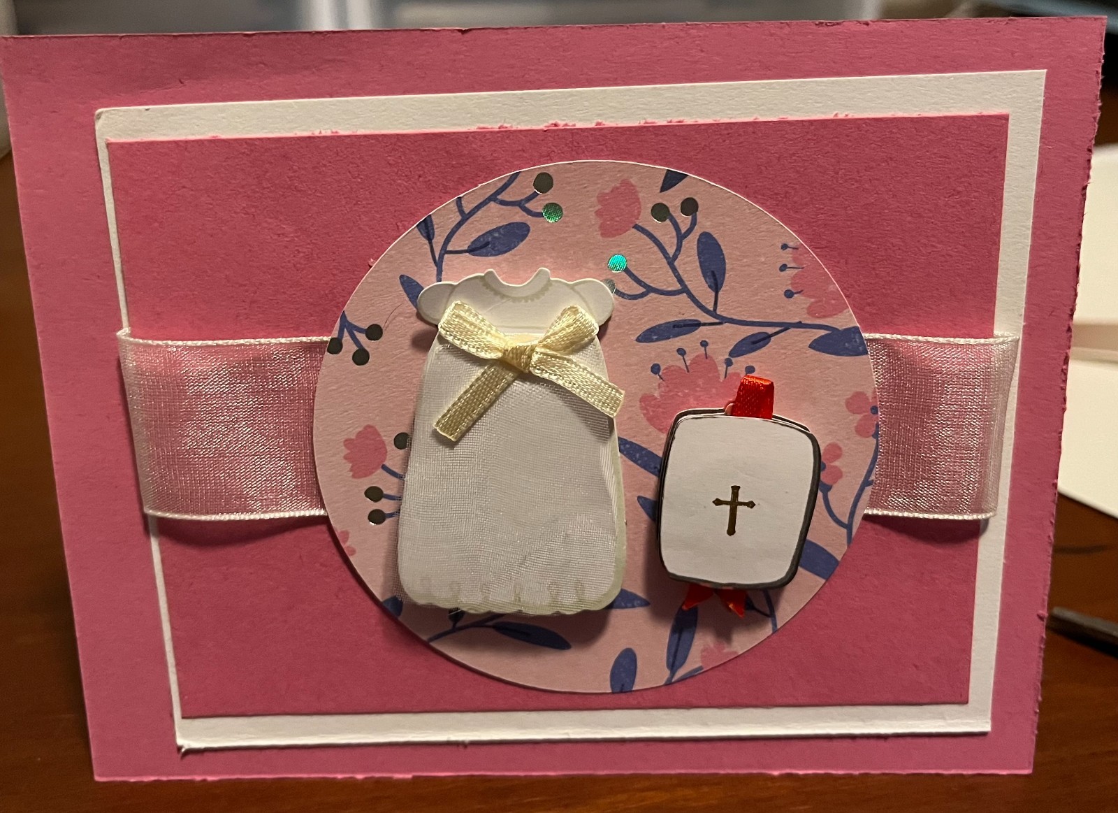 Little Girl First Communion Card