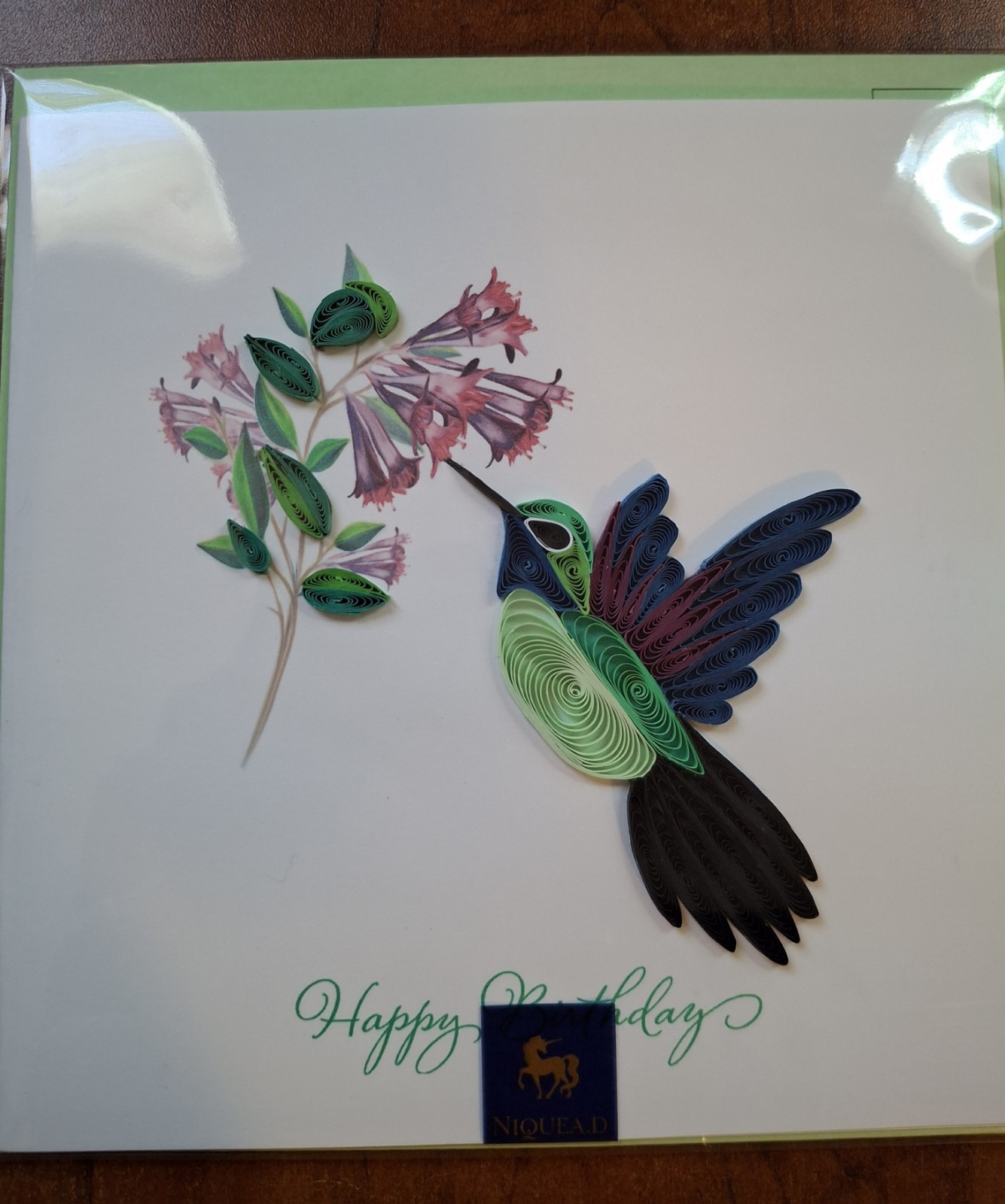 Niquea.D Quilling Cards – Assorted Hummingbird, Boat, RopeSwing, Mini Butterfly