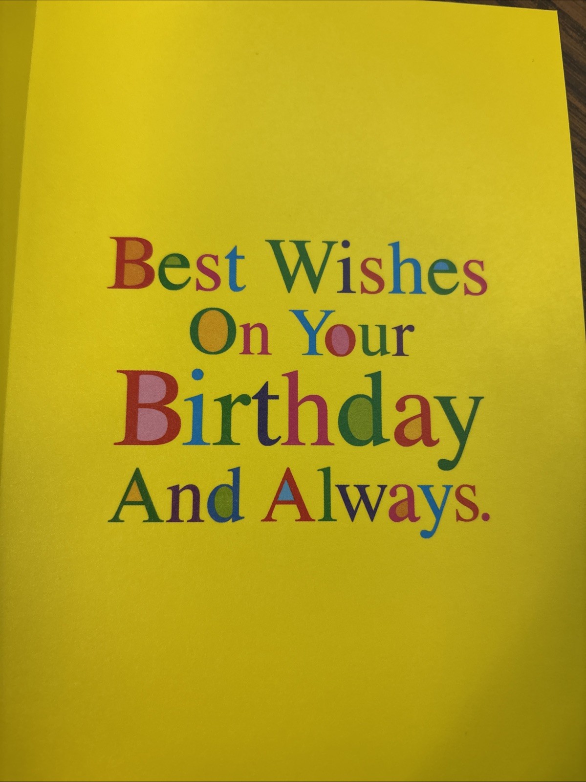 Happy Birthday Have Fun Special Day Colorful 5’x7.75″ Stockwell Greeting Card