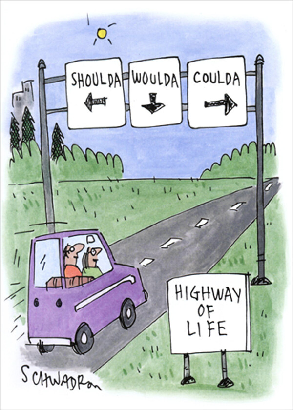 Oatmeal Studios Highway of Life Funny Humorous Birthday Card
