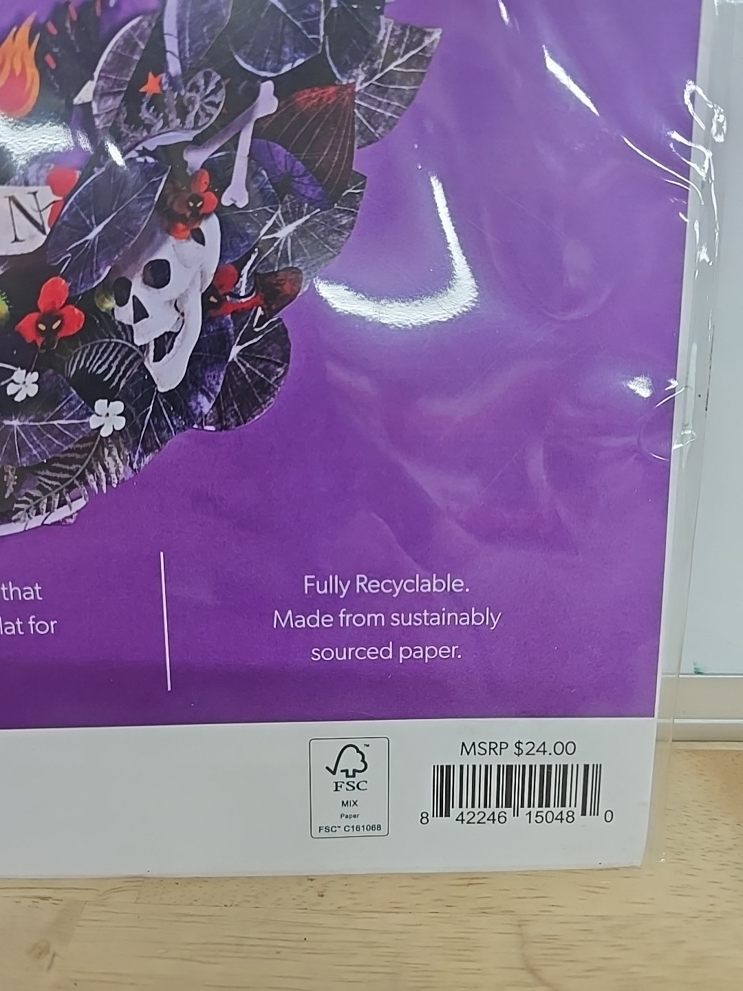 Enchanting Eerie Halloween Wreath Lovepop Card – 3D Pop-up Greeting Card New