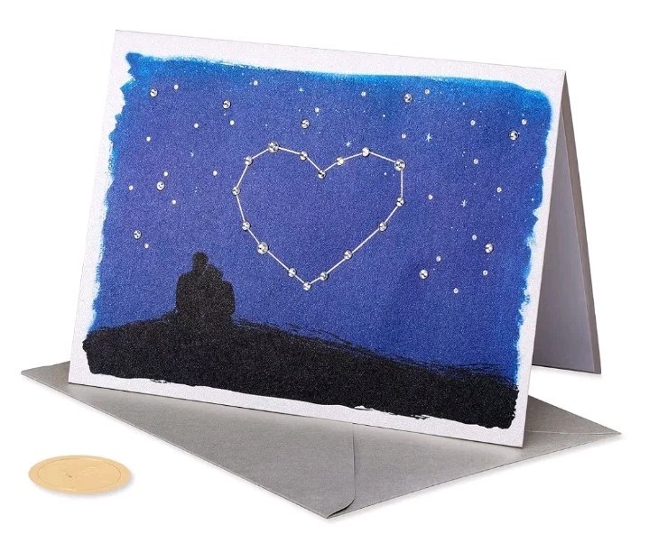 Papyrus Romantic Card “You Are The Stars In My Sky, You Are My Everything…”