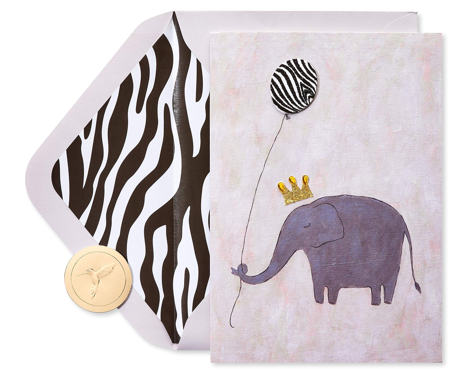 One In A Million Birthday Card Cute Elephant Premium Papyrus Greeting Card