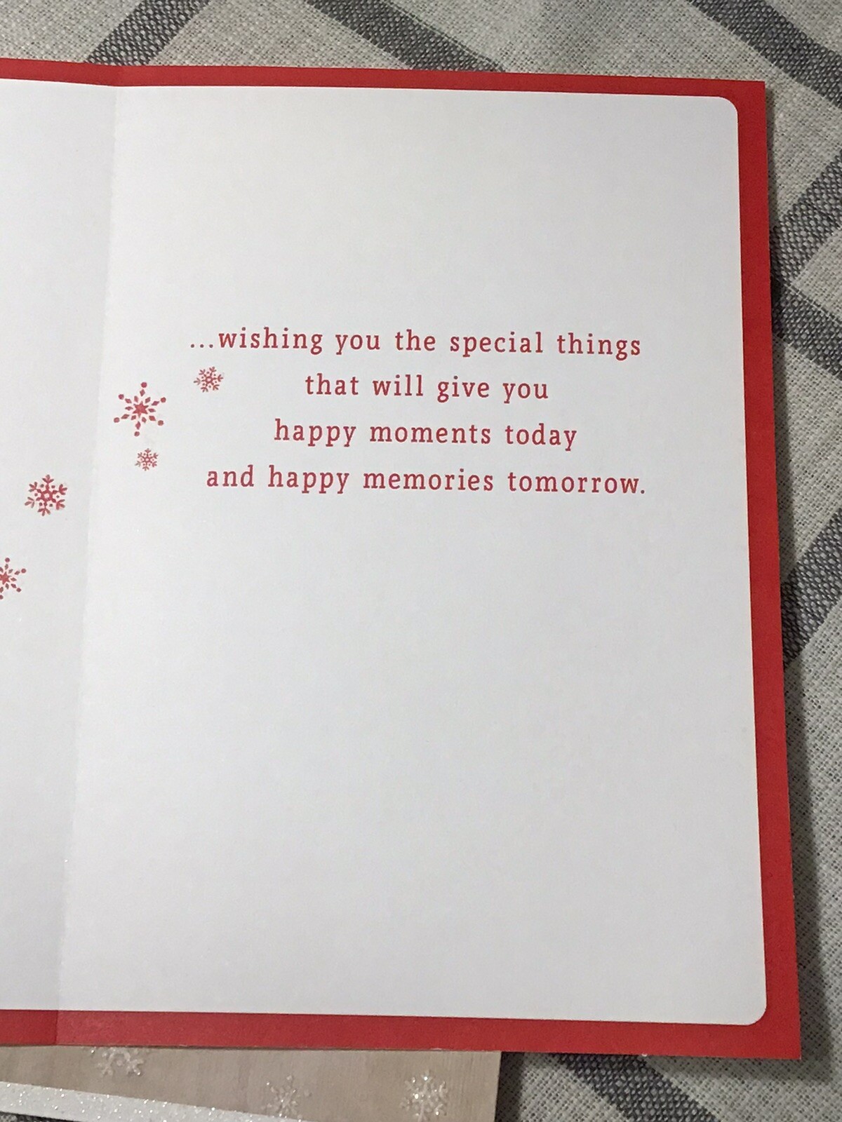 3 Hallmark Merry Christmas Cards Friends Family 8×5.25 Expressions Red Door