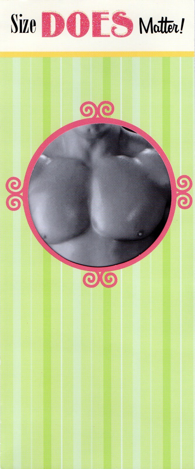 Funny ADULT BIRTHDAY Card, Size Does Matter Man Cake LOL — American Greetings +✉