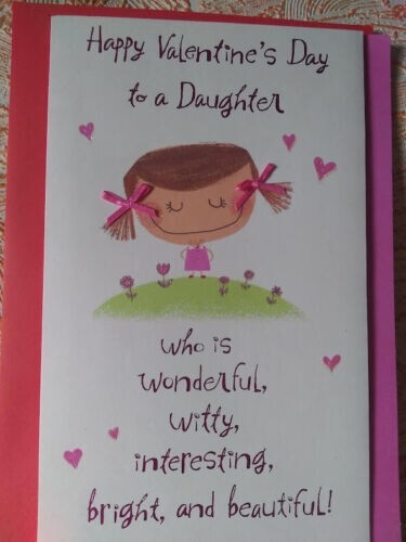 *American Greetings 8″+ Valentine’s Card Apple Never Falls Too Far From The Tree