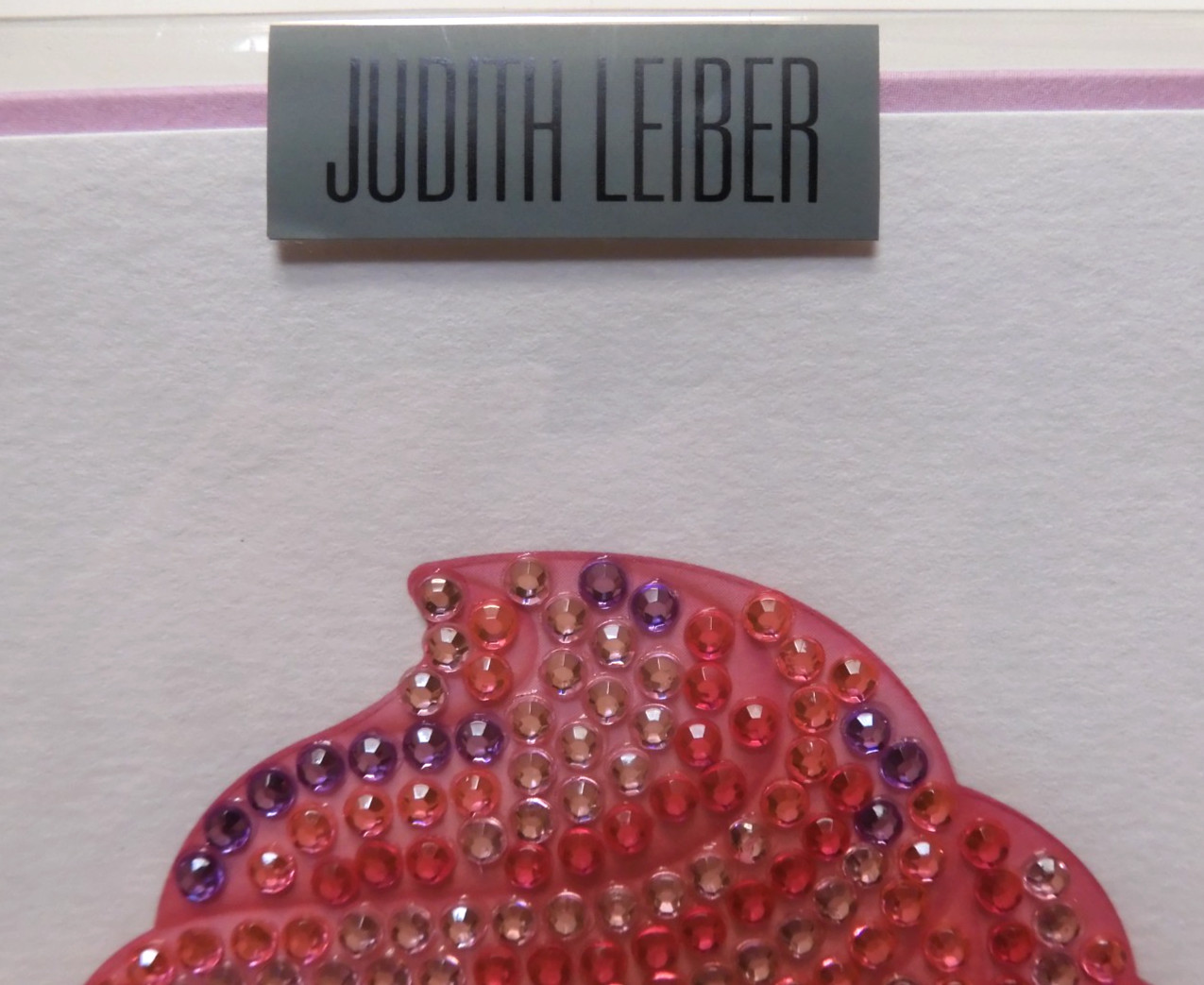 1 Papyrus Card High Quality Judith Leiber Jeweled Pink Cupcake Birthday