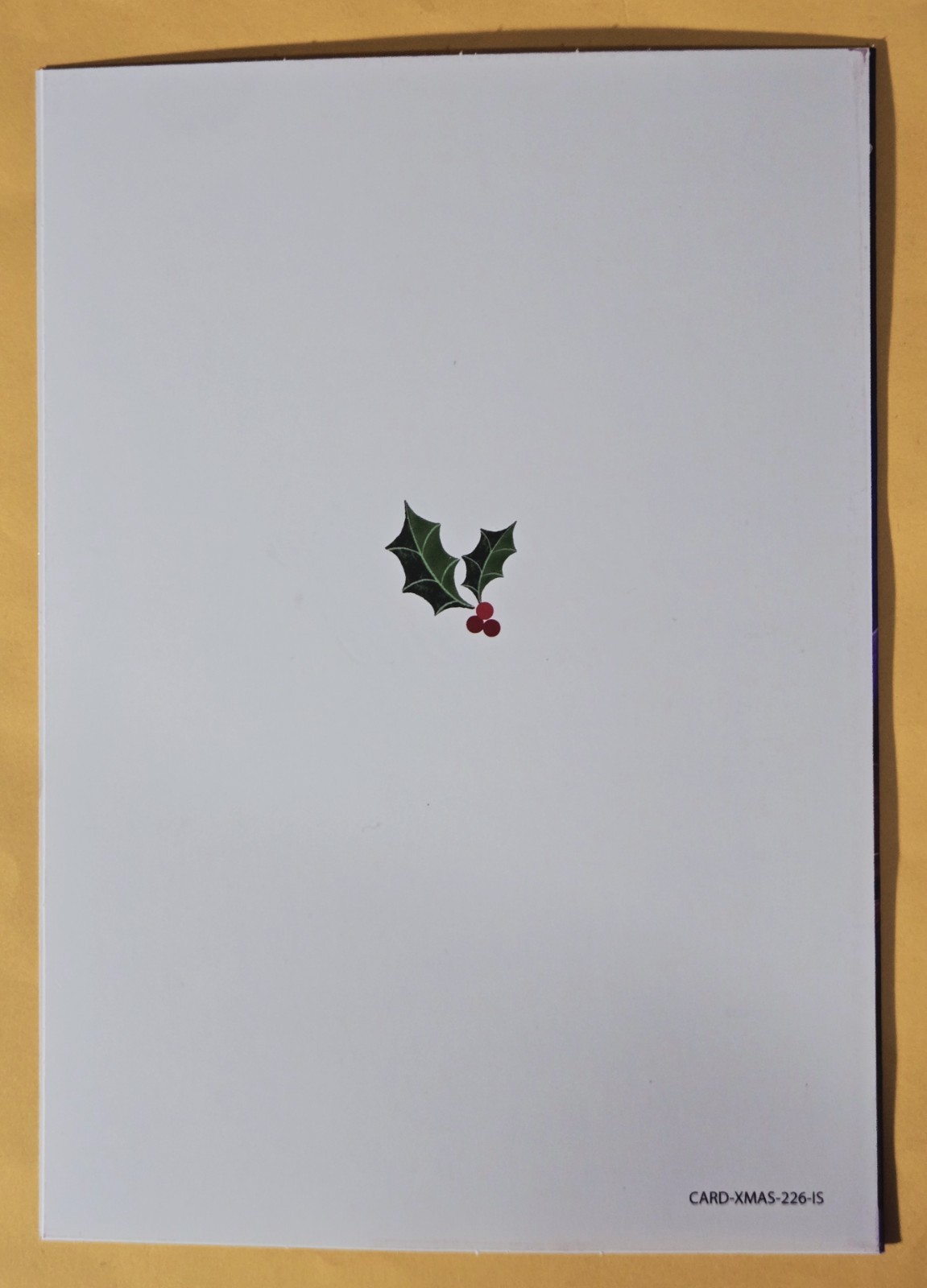 Merry Christmas Greeting Card (+ Envelope 5×7″).