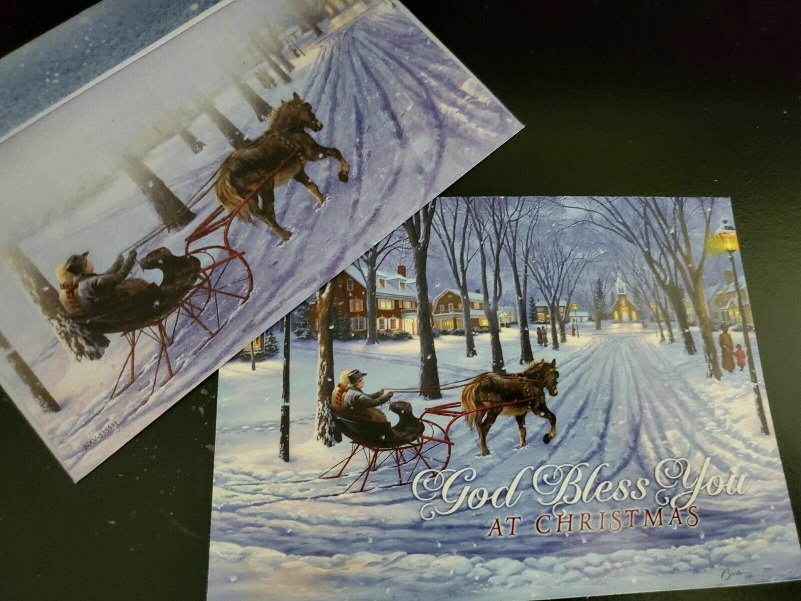 Single Christmas Holiday Season Cards Card Group B