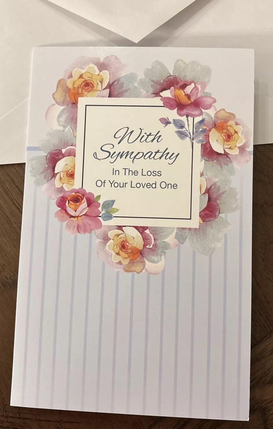 With Sympathy In The Loss Of A Loved One 5”x7.75″ Stockwell Greeting Card
