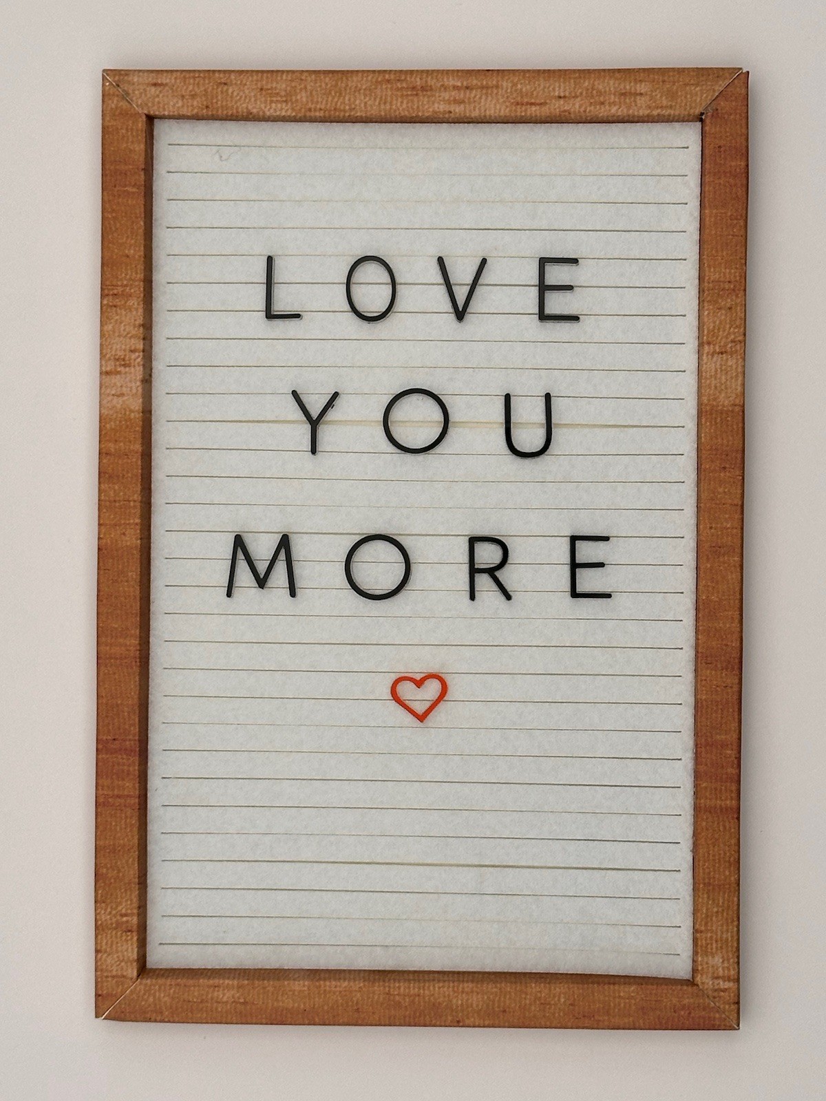 ~HAPPY BIRTHDAY GREETING CARD~ UNIQUE/STANDS /LETTER BOARD/I LOVE YOU MORE