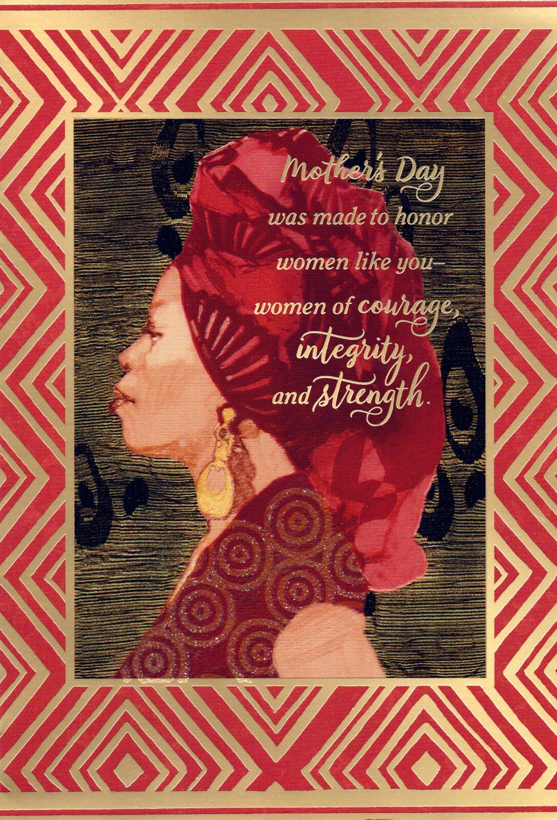 Inspirational MOTHER’S DAY Card, Honor Black Women by Hallmark Mahogany +✉