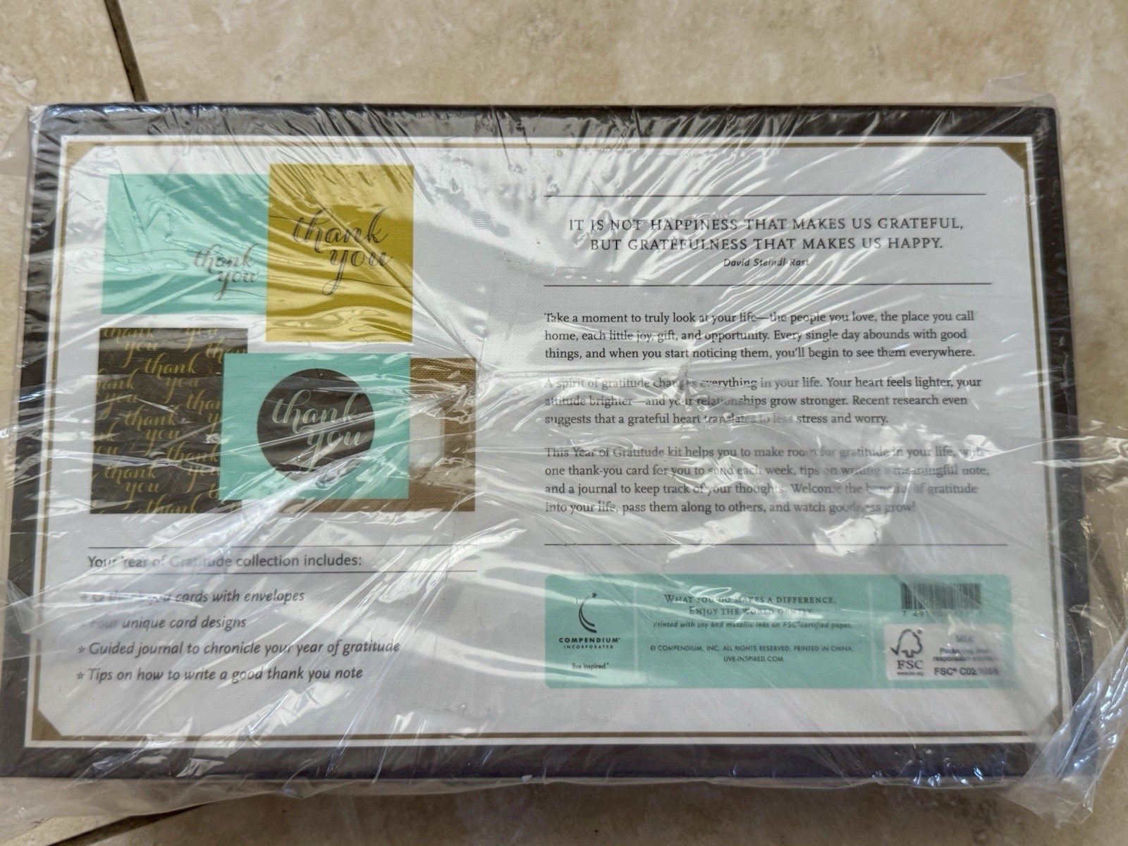 A Year Of Gratitude Kit By Uncommon Goods